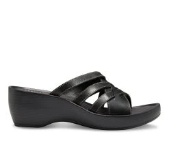 Promo 🎁 Women's Eastland Poppy 🩴 Sandals Black 🌟