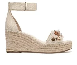 Deals 🤩 Women's Franco Sarto Clemensshl Espadrille Wedge 🩴 Sandals Beige 😍