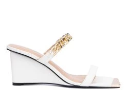 Flash Sale 🎁 Women's Torgeis Magnifica Wedge 🩴 Sandals White 🧨