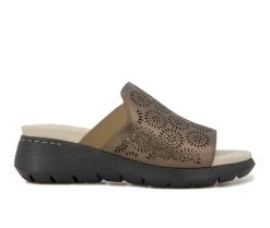 Cheapest 👏 Women's JSport Queens Wedge 🩴 Sandals Bronze 🛒