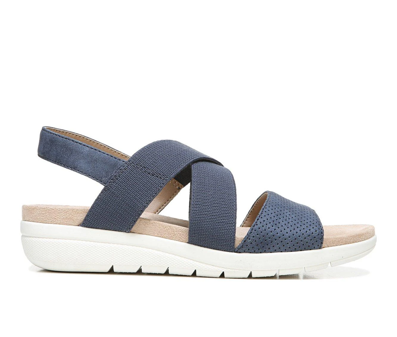 Brand new ๐ฅ Women's LifeStride Plush Wedge ๐ฉด Sandals Navy โค๏ธ