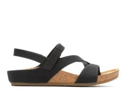 New ๐ Women's EuroSoft Gianetta ๐ฉด Sandals Black โญ