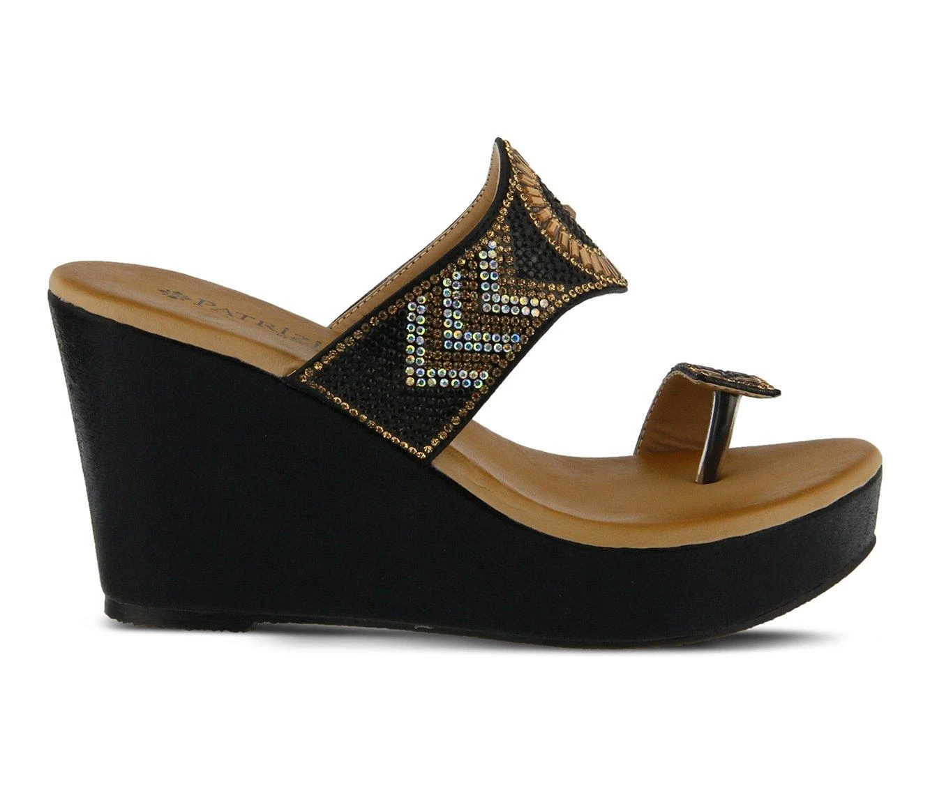 Deals 👍 Women's Patrizia Aneha Wedges Black 🛒 - Image 2