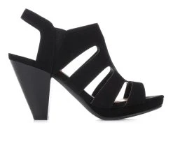 Budget ❤️ Women's Solanz Kendra 👗 Dress 🩴 Sandals Black 🎉