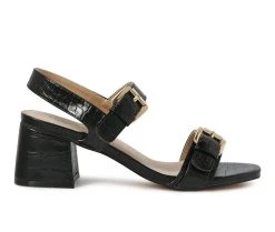 Best Sale 😀 Women's London Rag Croc 👗 Dress 🩴 Sandals Black 🎁