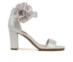 Best Pirce ⭐ Women's LifeStride Adore Me 👗 Dress 🩴 Sandals Silver 🌟