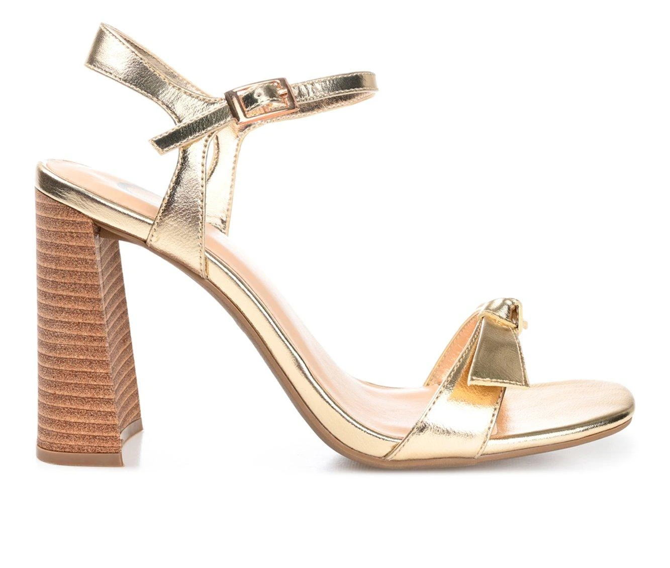Discount ๐ฏ Women's Journee Collection Dianne ๐ Dress ๐ฉด Sandals Gold ๐