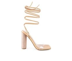 Hot Sale ❤️ Women's London Rag Scansta 👗 Dress 🩴 Sandals Latte 💯