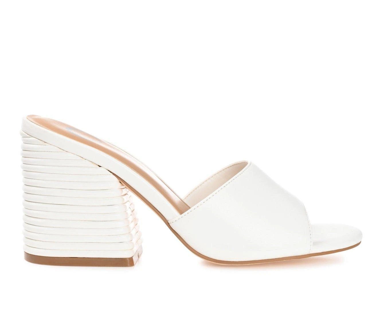 New โ๏ธ Women's Journee Collection Leslee ๐ Dress ๐ฉด Sandals White ๐