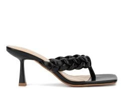 Buy ✔️ Women's Torgeis Ginger Braided Thong 👗 Dress 🩴 Sandals Black ✔️