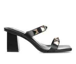 Best Sale 🎉 Women's Journee Collection Kirian 👗 Dress 🩴 Sandals Black 💯