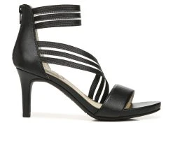 Brand new 😀 Women's LifeStride Mystique 👗 Dress 🩴 Sandals Black Synthetic 🛒