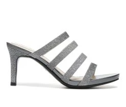Best deal 🔥 Women's LifeStride Marquee 👗 Dress 🩴 Sandals Pewter Fabric 🧨