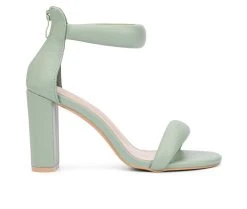 Wholesale ⭐ Women's New York And Company Carolyn 👗 Dress 🩴 Sandals Mint 😍