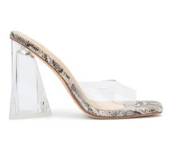 New 🔔 Women's New York And Company Heather 👗 Dress 🩴 Sandals Nude 😍