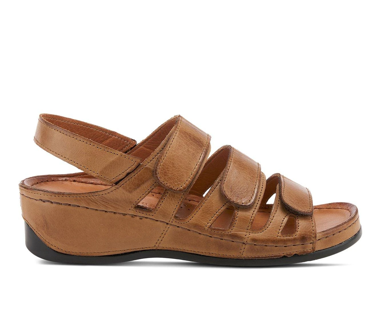 Discount ๐งจ Women's SPRING STEP Eulaback Footbed ๐ฉด Sandals Brown โ๏ธ - Image 2
