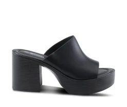 Cheap ✨ Women's Patrizia Boticas Platform 👗 Dress 🩴 Sandals Black 💯