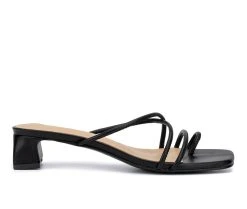 Outlet ⭐ Women's Olivia Miller Louella 👗 Dress 🩴 Sandals Black 😍