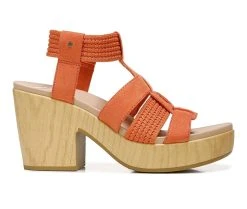 Buy 🔔 Women's Dr. Scholls Blossom Platform 🩴 Sandals Coral Gold ✔️