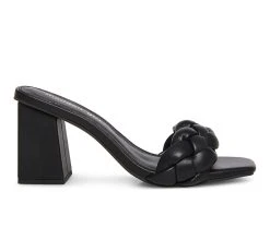 Flash Sale 🔔 Women's Madden Girl Gracy Block Heel 👗 Dress 🩴 Sandals Black Pari ❤️