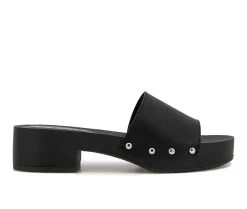 Outlet ✨ Women's Esprit Caylee Heeled 👗 Dress 🩴 Sandals Black ✨