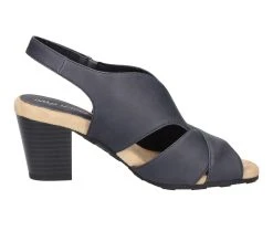 New 👍 Women's Easy Street Annetta Slingback 👗 Dress 🩴 Sandals Navy 🌟