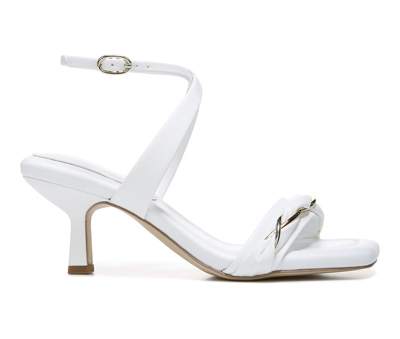 Brand new 🤩 Women's Franco Sarto Belle Heeled 👗 Dress 🩴 Sandals White 🎁 - Image 2