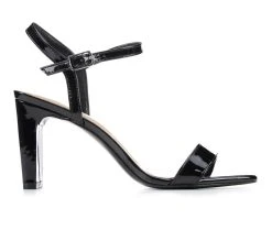 Best deal 😀 Women's Y-Not Vestia 👗 Dress 🩴 Sandals Black Pat 🔔