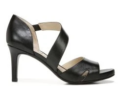 Best Sale 🔥 Women's LifeStride Mega 👗 Dress 🩴 Sandals Black ❤️