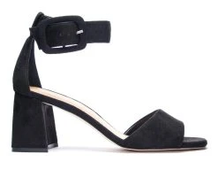 Hot Sale ⌛ Women's Chinese Laundry Yova 👗 Dress 🩴 Sandals Black 🎁