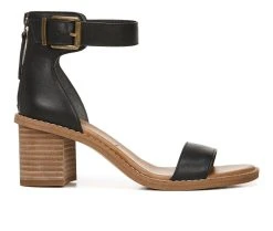 Outlet ❤️ Women's Zodiac Ilsa Heeled 🩴 Sandals Black 😀
