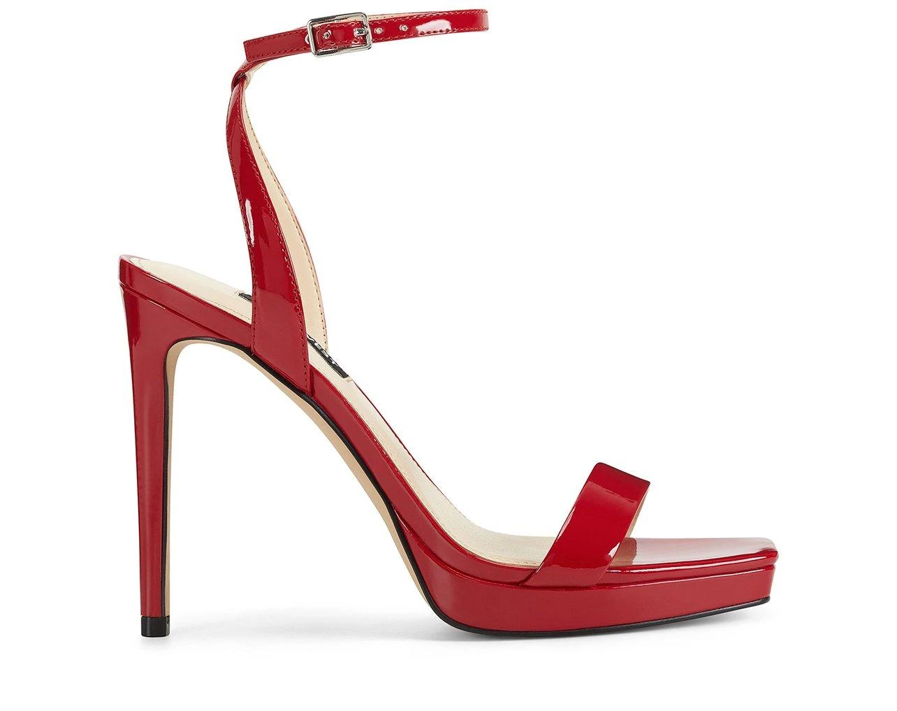 Promo ๐ Women's Nine West Zadie ๐ Dress ๐ฉด Sandals Dark Red Patent ๐