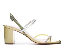 Best Pirce 🔔 Women's Chinese Laundry Yanna 👗 Dress 🩴 Sandals Green Multi 😍