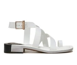 Buy ⌛ Women's Franco Sarto Ina 🩴 Sandals White ⌛