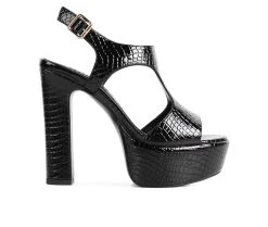 Outlet 🔥 Women's Rag & Co Croft Platform 👗 Dress 🩴 Sandals Black 🎁