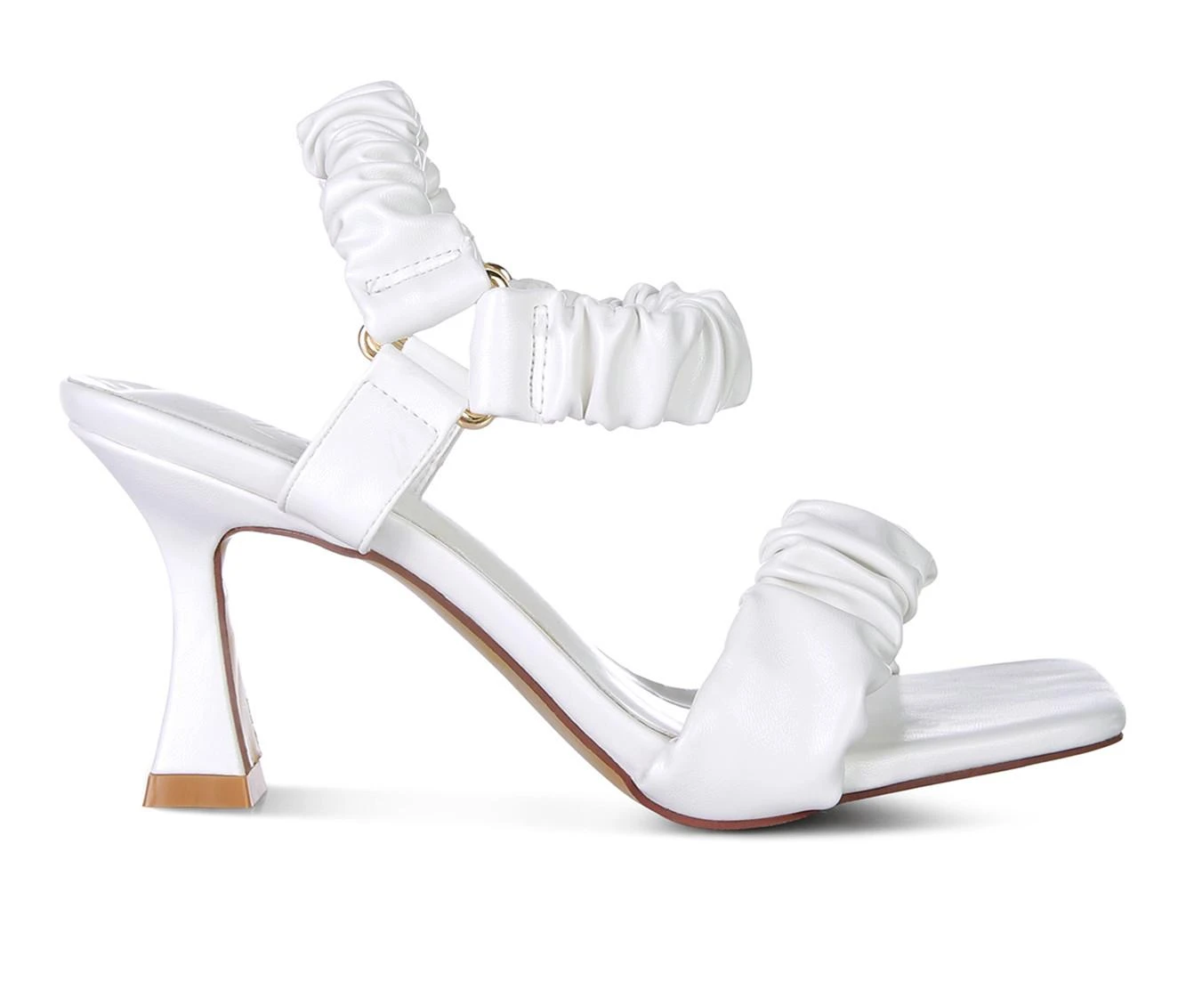 Deals ๐งจ Women's London Rag Merker ๐ Dress ๐ฉด Sandals White ๐คฉ