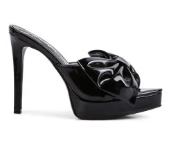 New 🧨 Women's London Rag My Time 👗 Dress 🩴 Sandals Black 🔔