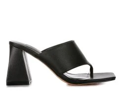 Promo 😀 Women's London Rag Muse Me 👗 Dress 🩴 Sandals Black 🤩