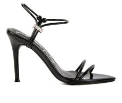 Outlet 💯 Women's London Rag High Porch 👗 Dress 🩴 Sandals Black 😉