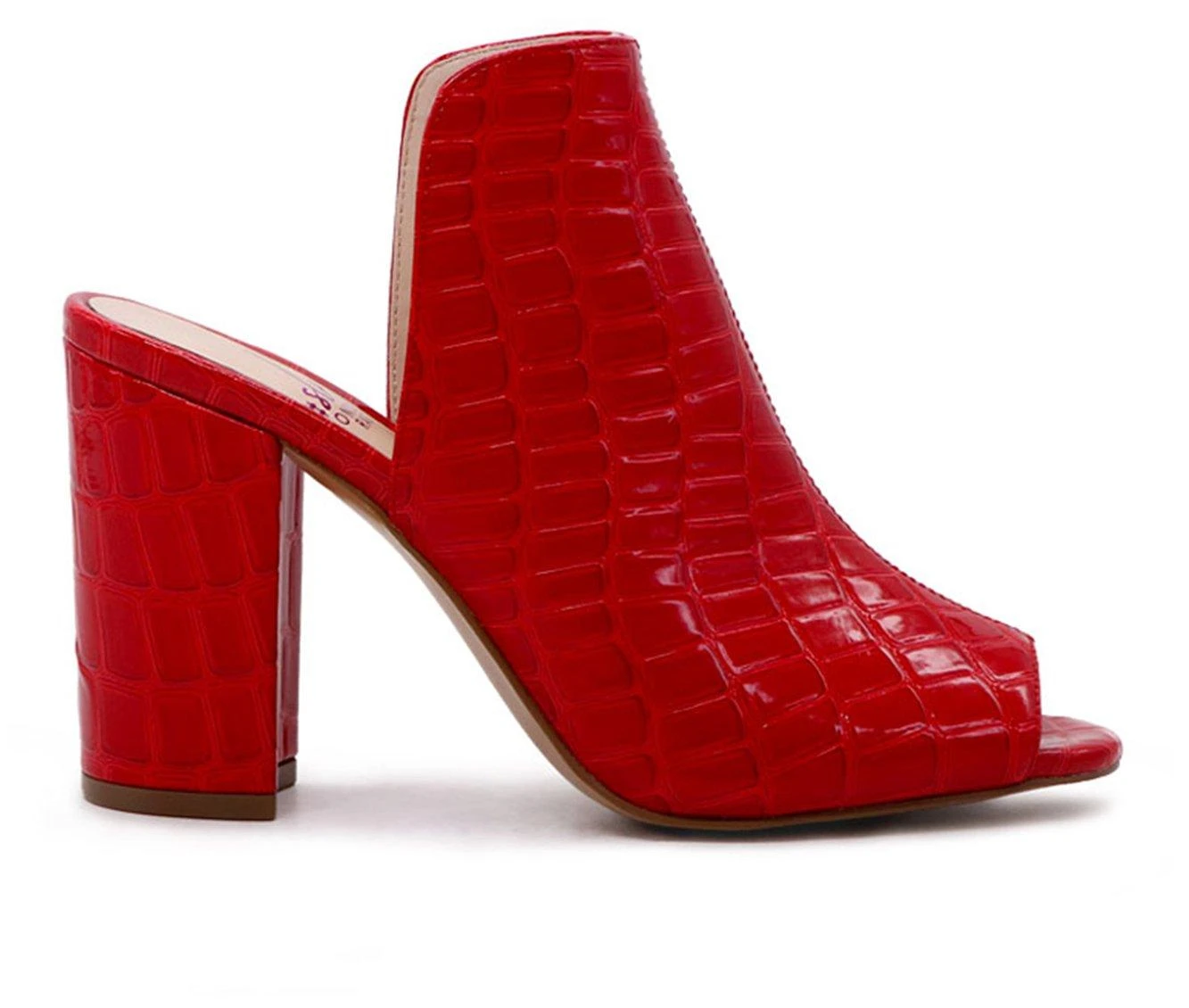 Promo ๐ Women's London Rag Peep-Toe ๐ Dress ๐ฉด Sandals Red ๐