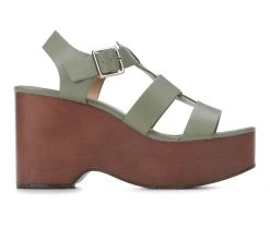 Best deal ✔️ Women's Y-Not Rumble Platform Wedges Soft Sage 🔔