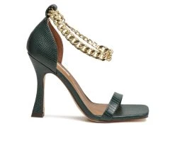 Deals 🔔 Women's London Rag Venusta 👗 Dress 🩴 Sandals Green ⭐