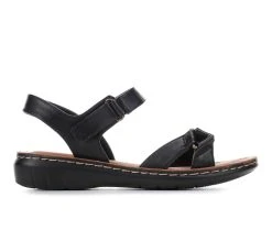 Best Pirce ⭐ Women's City Classified Torry Wedge 🩴 Sandals Black 🌟