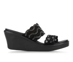 Best deal 🛒 Women's Skechers Cali Rumble On Elegant Day Wedges Black 🤩