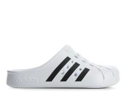 Flash Sale ✨ Women's Adidas Adilette Clogs White/Black ✨