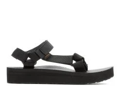 Buy 👏 Women's Teva Midform Universal Outdoor 🩴 Sandals Black 😉