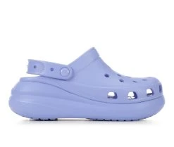 Cheapest 🎁 Women's Crocs Classic Crush Platform Clogs Moon Jelly 😍