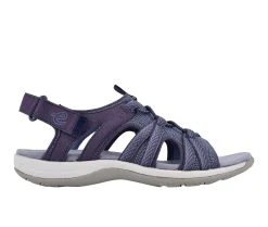 Flash Sale ✨ Women's Easy Spirit Spark Outdoor 🩴 Sandals Blue 👍