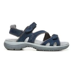 Best deal 🔔 Women's Dr. Scholls Adelle Outdoor 🩴 Sandals Navy ✨