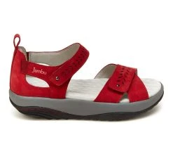 Best Pirce 😍 Women's Jambu Sedona Outdoor 🩴 Sandals Red 😀
